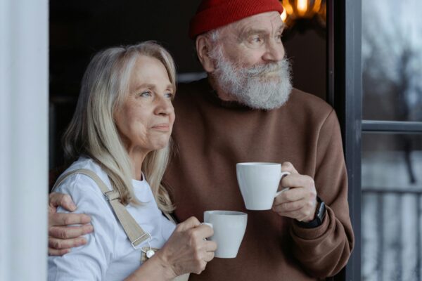 Pension retired couple