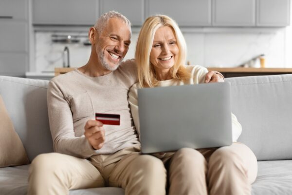 A happy couple - independent financial planners