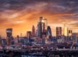 City of London skyline.