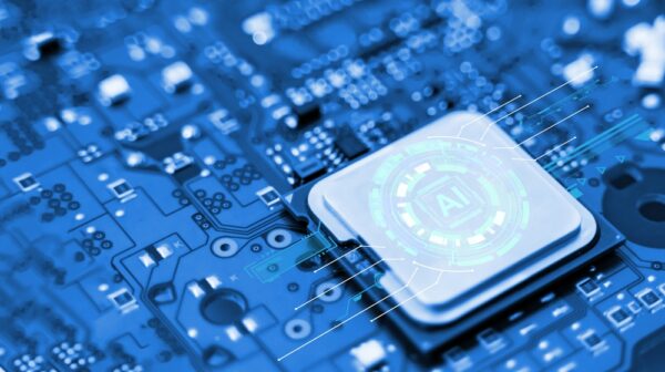 Concept,Of,Technology,Ai,(artificial,Intelligence),,Ai,Chip,Ic,On A computer central processing unit with “AI” written on it.