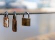 three padlocks