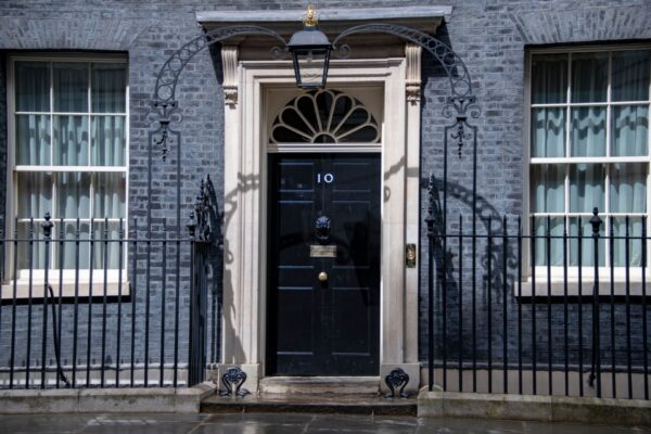 10 downing street door