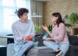 mum talking to 18 year old son